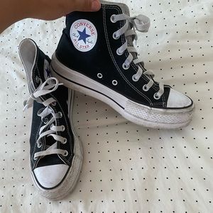 High top platform converse